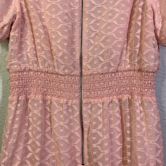 ALICE‎ + OLIVIA English Rose Jacquard Tiered Silk Midi Dress - NWT - Picture 8 of 13